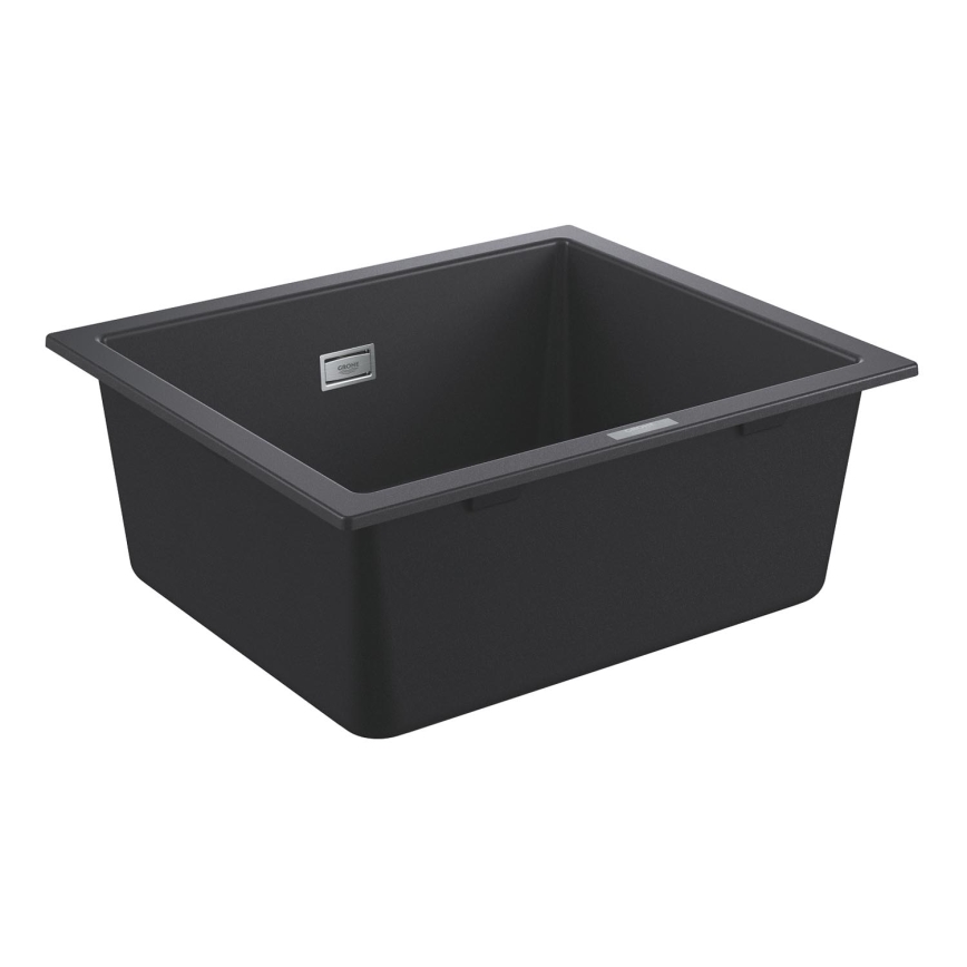 GROHE 31654AP0 - Dřez K700U 533 × 457 mm černý granit/černá
