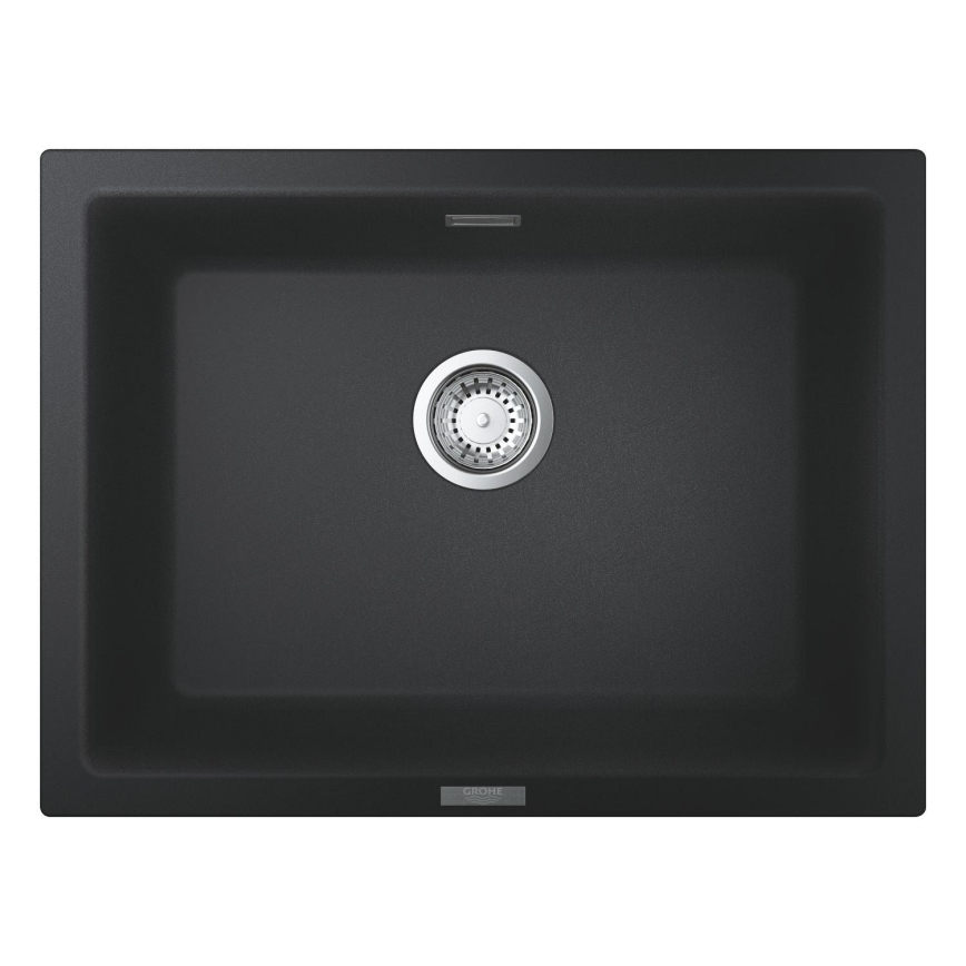 GROHE 31655AP0 - Dřez K700U 610 × 460 mm černý kámen/černá