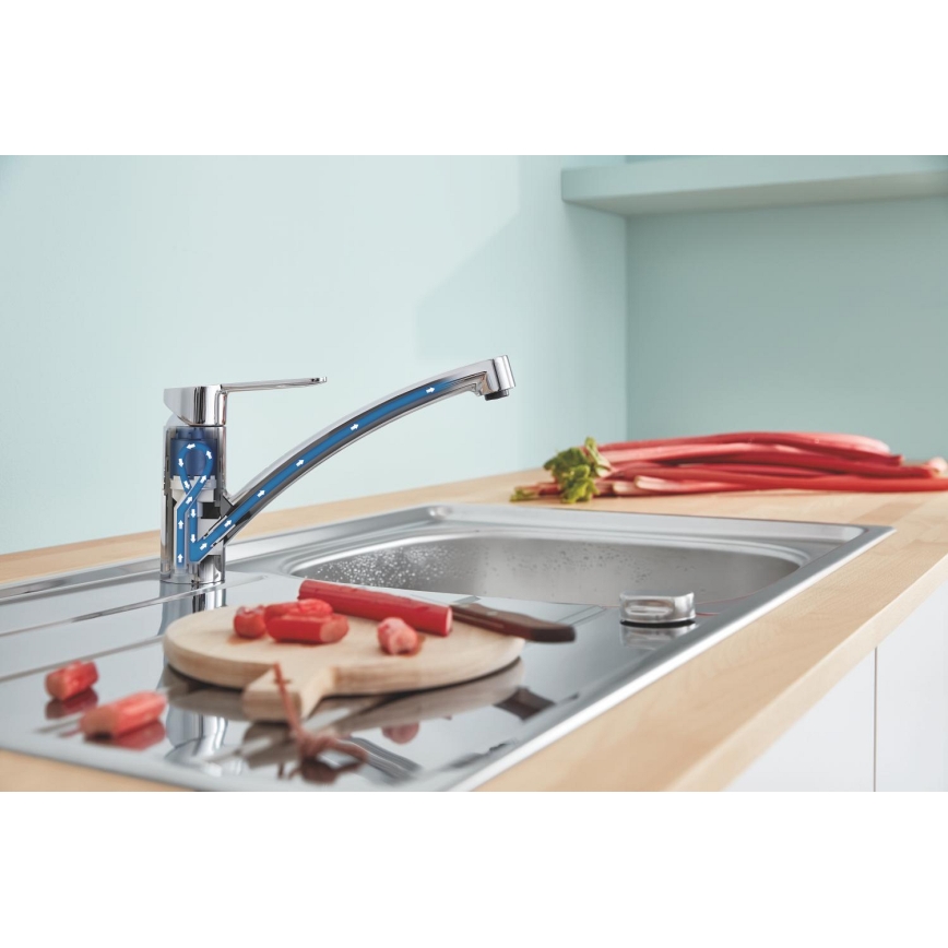 GROHE 31680000 - Dřezová baterie BAUECO lesklý chrom