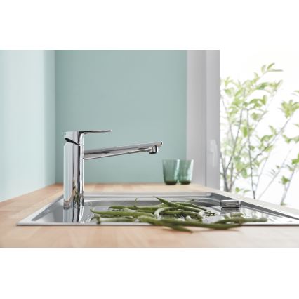 GROHE 31693000 - Dřezová baterie BAUEDGE 193 mm lesklý chrom
