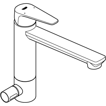 GROHE 31696000 - Dřezová baterie BAUEDGE lesklý chrom