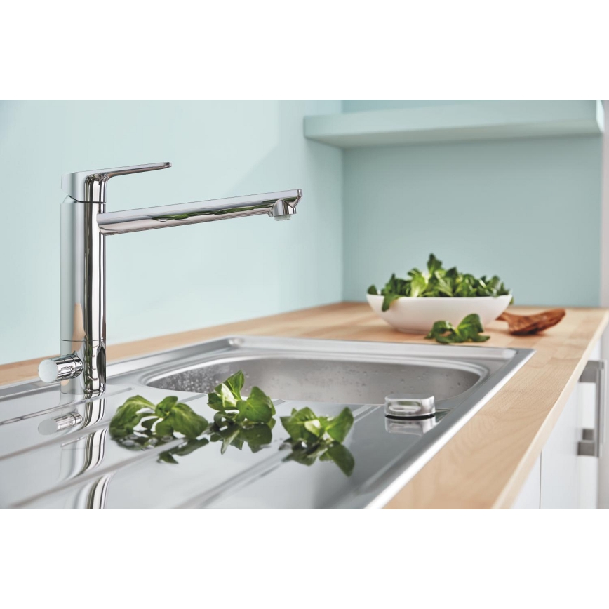 GROHE 31696000 - Dřezová baterie BAUEDGE lesklý chrom