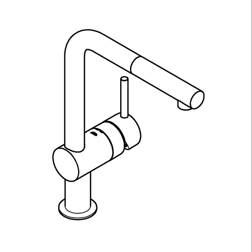 GROHE 32168000 - Dřezová baterie A lesklý chrom