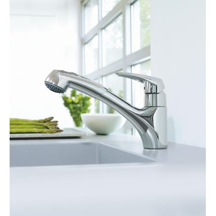 GROHE 32257001 - Dřezová baterie EURODISC lesklý chrom
