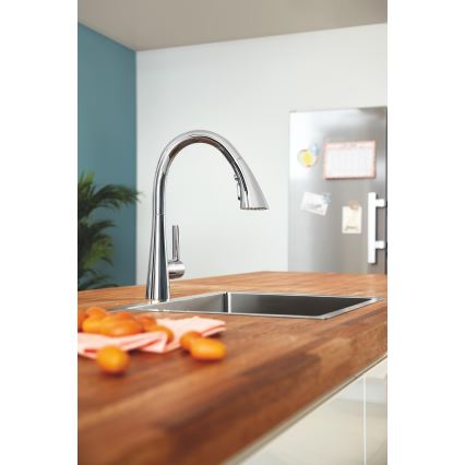 GROHE 32294002 - Dřezová baterie ZEDRA 401 mm lesklý chrom