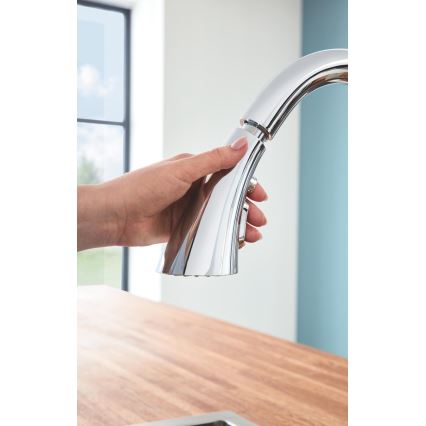 GROHE 32294002 - Dřezová baterie ZEDRA 401 mm lesklý chrom