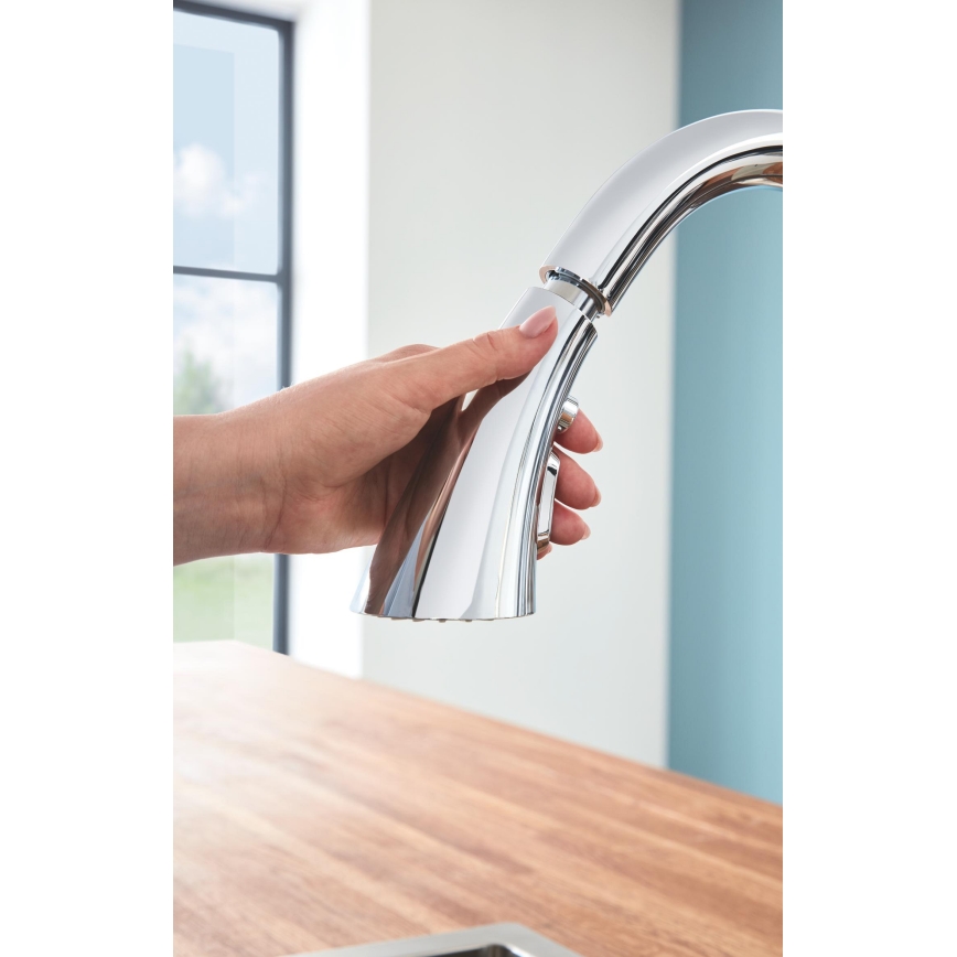 GROHE 32294002 - Dřezová baterie ZEDRA 401 mm lesklý chrom