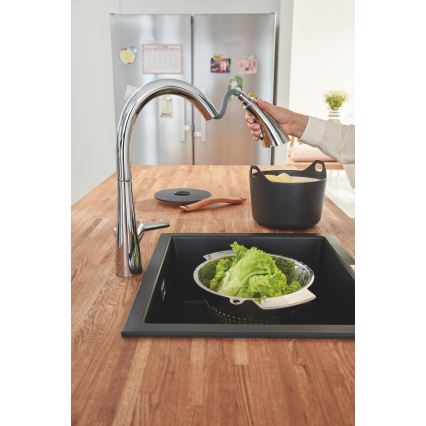 GROHE 32294002 - Dřezová baterie ZEDRA 401 mm lesklý chrom