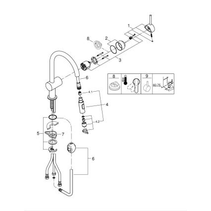 GROHE 32321002 - Dřezová baterie A lesklý chrom