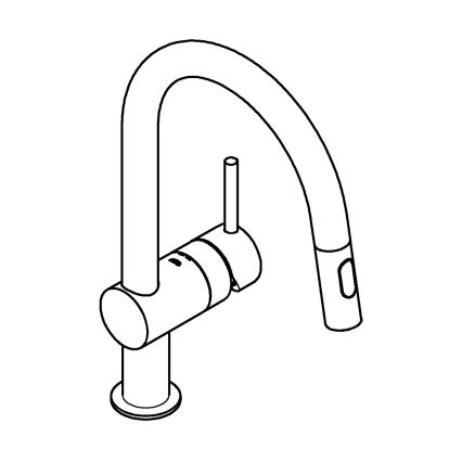 GROHE 32321DC2 - Dřezová baterie A nerez