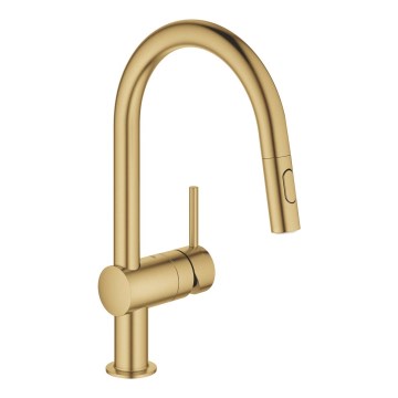 GROHE 32321GN2 - Dřezová baterie EUROCUBE zlatá