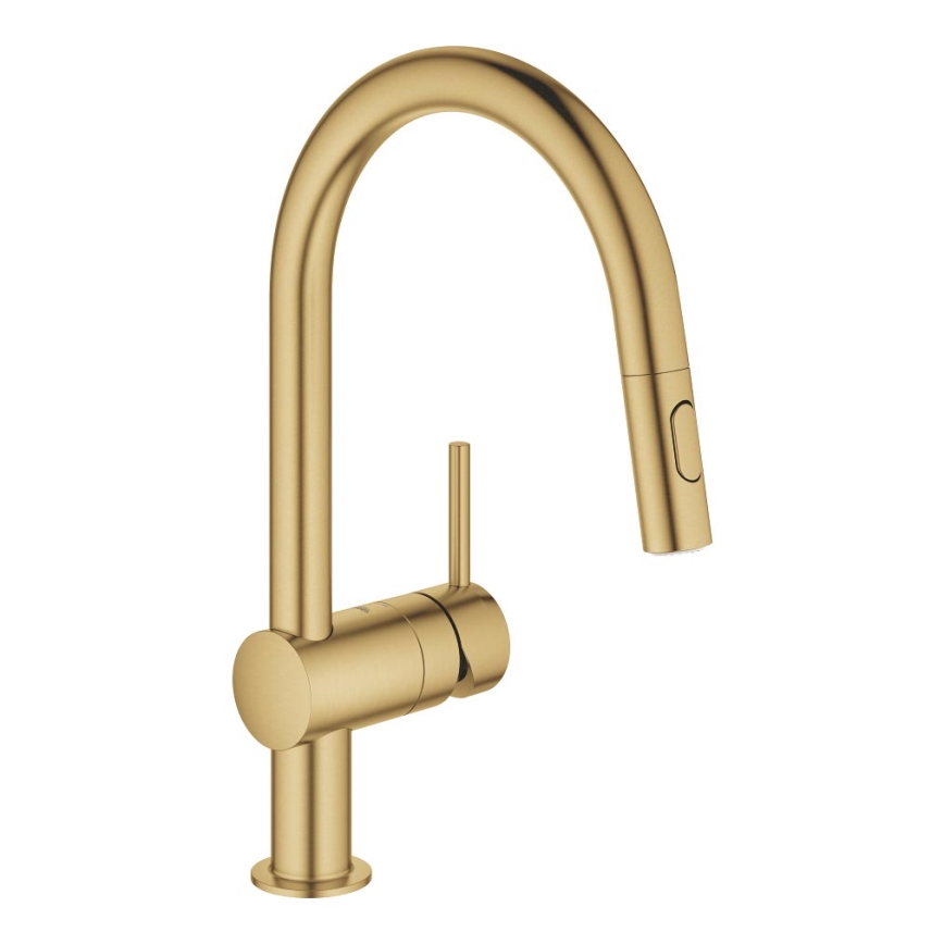 GROHE 32321GN2 - Dřezová baterie EUROCUBE zlatá