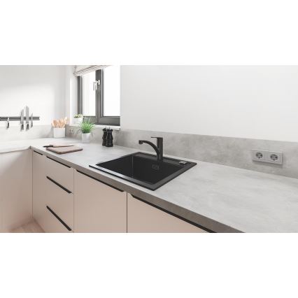 GROHE 324412432 - Dřezová baterie START 184 mm černá