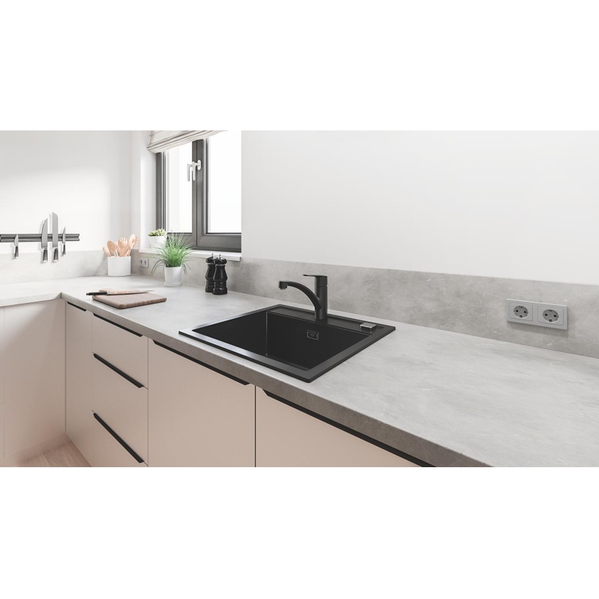 GROHE 324412432 - Dřezová baterie START 184 mm černá