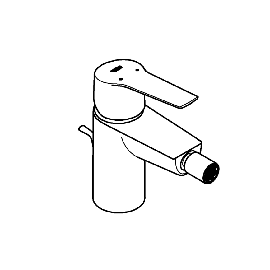 GROHE 325602432 - Bidetová baterie START velikost S černá