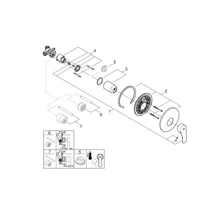 GROHE 32590002 - Sprchová baterie START lesklý chrom