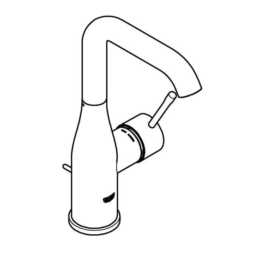 GROHE 32628DL1 - Umyvadlová baterie ESSENCE velikost L bronzová