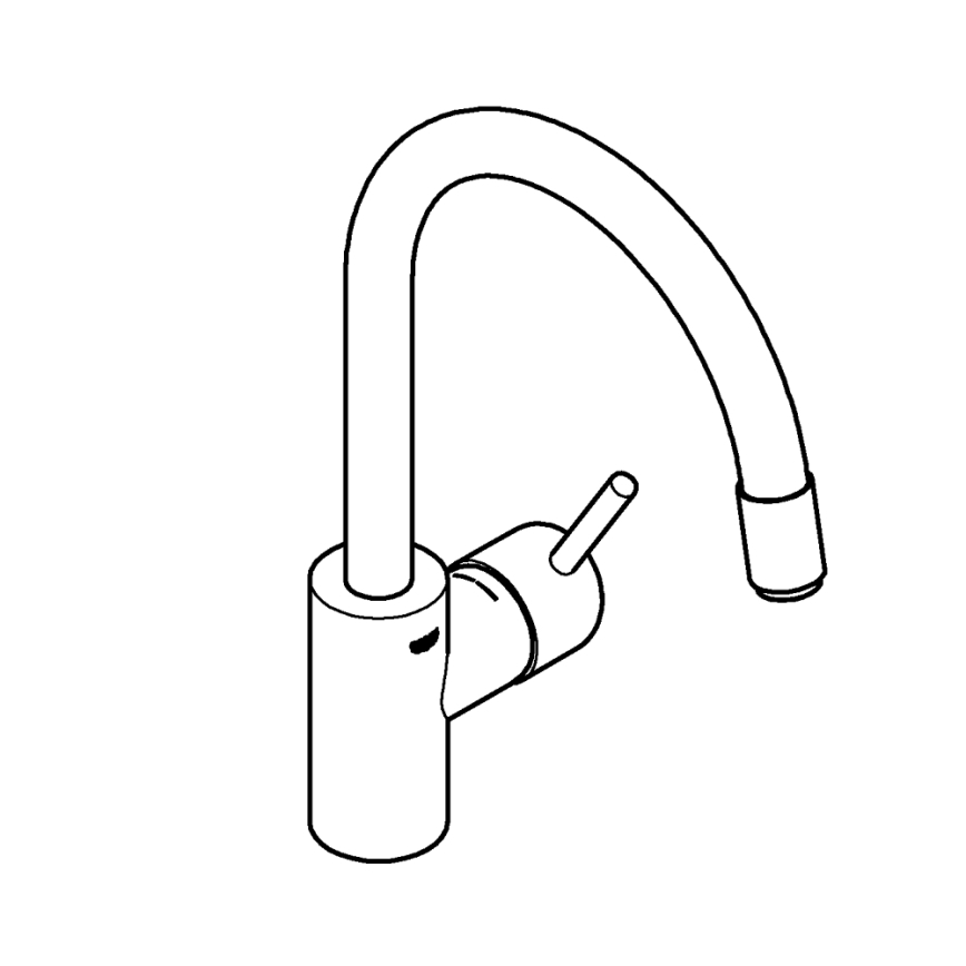 GROHE 32663003 - Dřezová baterie CONCETTO 360 mm lesklý chrom
