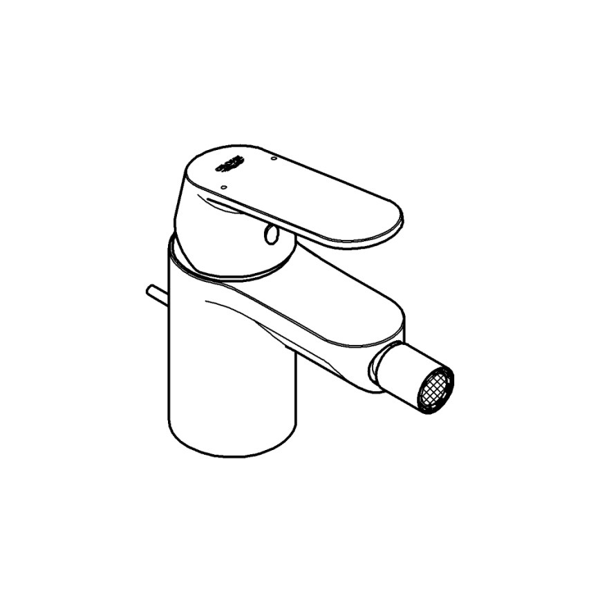 GROHE 32839000 - Bidetová baterie EUROSMART COSMOPOLITAN velikost S lesklý chrom