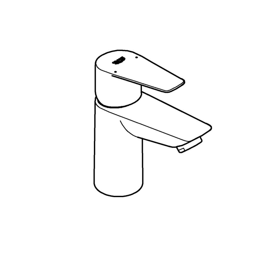 GROHE 32858001 - Umyvadlová baterie BAUEDGE 147 mm lesklý chrom