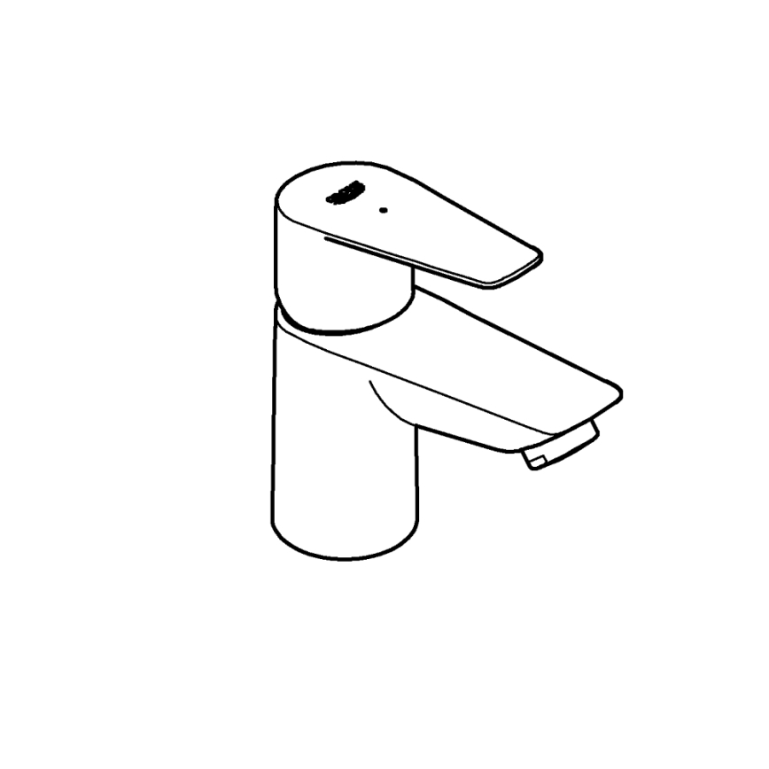 GROHE 32861001 - Stojánkový ventil BAUEDGE 131 mm lesklý chrom