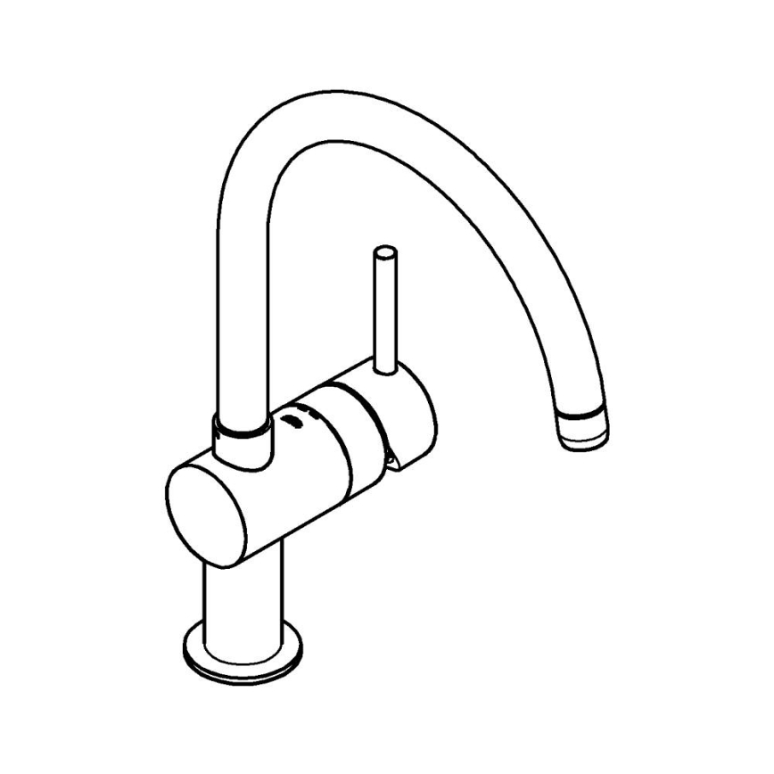 GROHE 32917000 - Dřezová baterie A 356 mm lesklý chrom