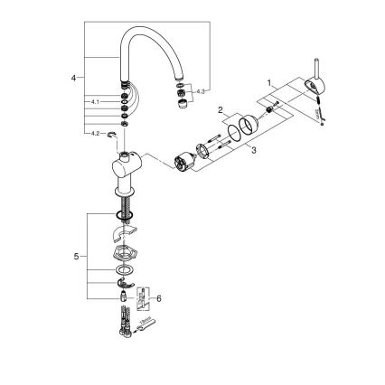 GROHE 32917KS0 - Dřezová baterie A DN 15 černá