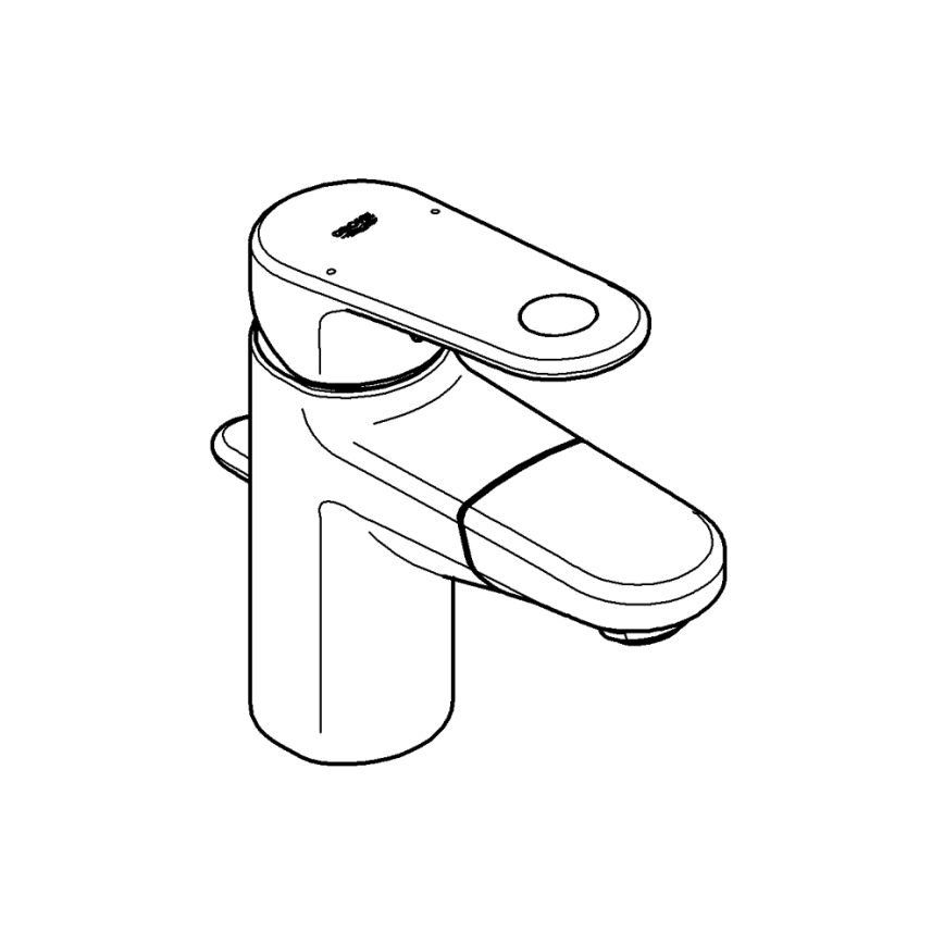 GROHE 33155002 - Umyvadlová baterie EUROPLUS DN 15 lesklý chrom