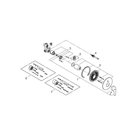 GROHE 33305002 - Vanová baterie DN 15 lesklý chrom