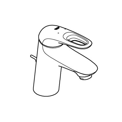 GROHE 33558LS3 - Umyvadlová baterie EUROSTYLE velikost S bílá