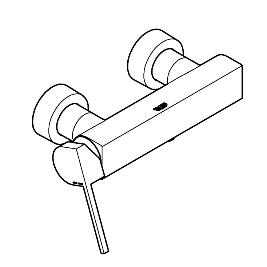 GROHE 33577003 - Sprchová baterie PLUS DN 15 lesklý chrom