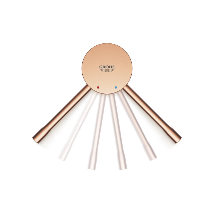 GROHE 33624DL1 - Vanová baterie ESSENCE 193 mm broušená měděná