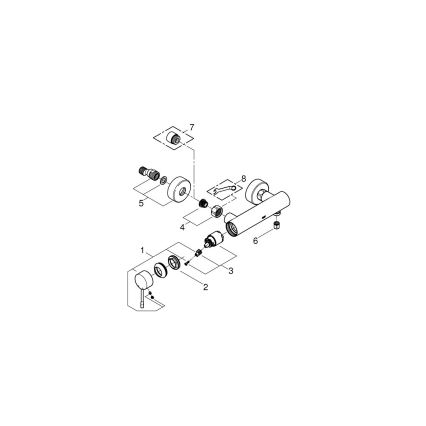 GROHE 33636001 - Sprchová baterie ESSENCE lesklý chrom