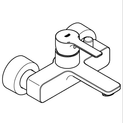 GROHE 33849001 - Vanová baterie LINEARE DN 15 lesklý chrom