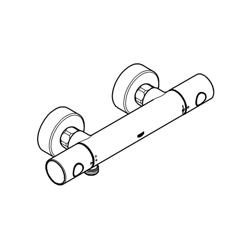 GROHE 34065AL2 -Termost. sprch. baterie GROHTHERM 1000 COSMOPOLITAN DN 15 grafit