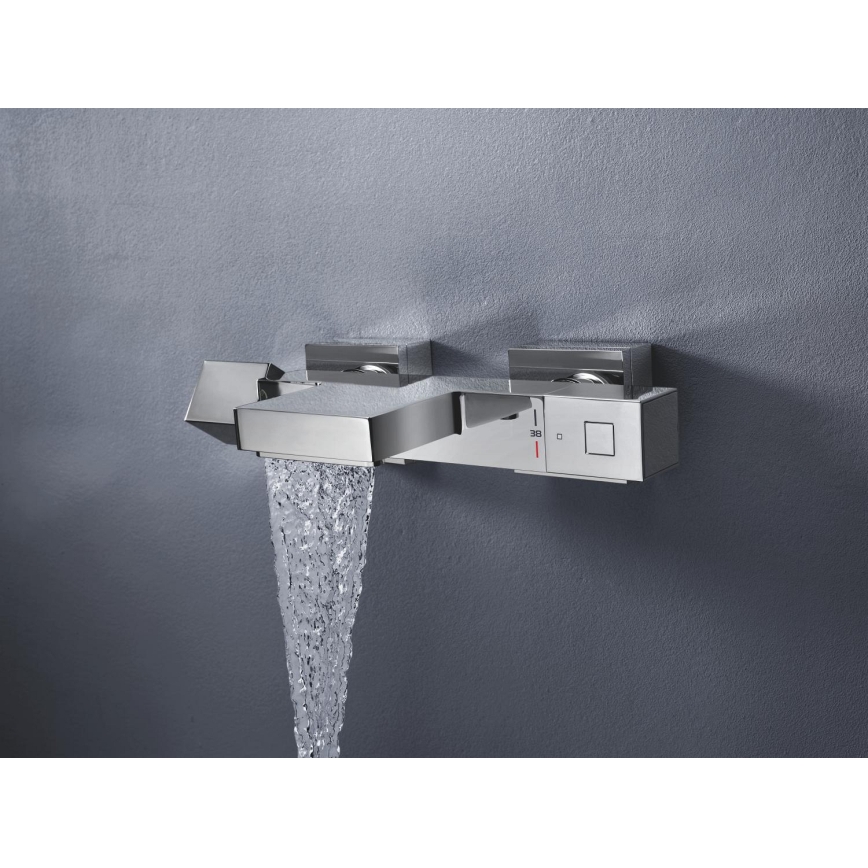 GROHE 34497000 - Termostatická vanová baterie GROHTHERM CUBE DN 15 lesklý chrom