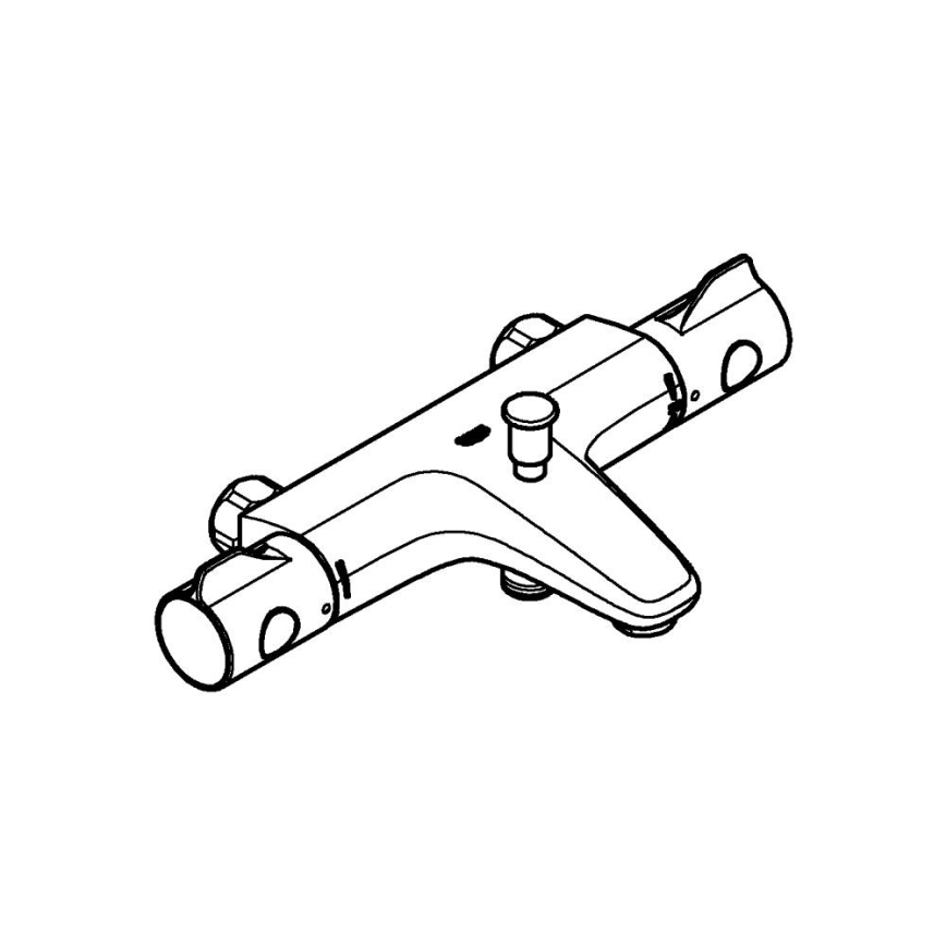 GROHE 34756000 - Termostatická vanová baterie GROHTHERM 800 DN 15 lesklý chrom
