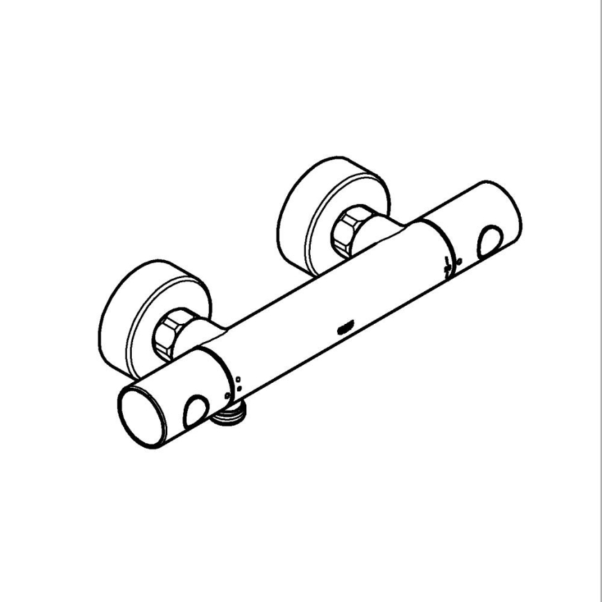 GROHE 34765000-Termostatická sprchová baterie GROHTHERM COSMOPOLITAN DN 15 chrom