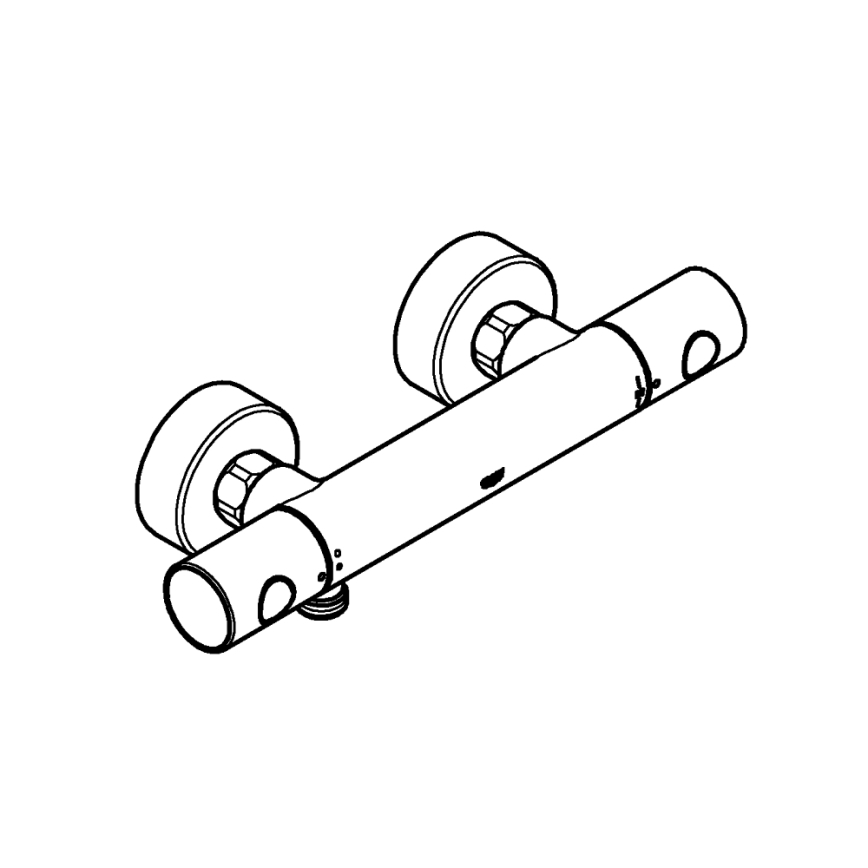 GROHE 34773000 - Termostatická sprchová baterie PRECISION GET DN 15 lesklý chrom