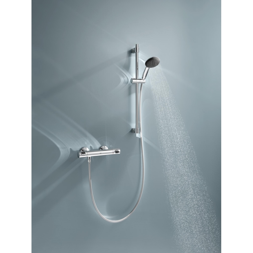 GROHE 34800001 - Sprchová sada s termostatickou baterií PRECISION FLOW 600 mm lesklý chrom