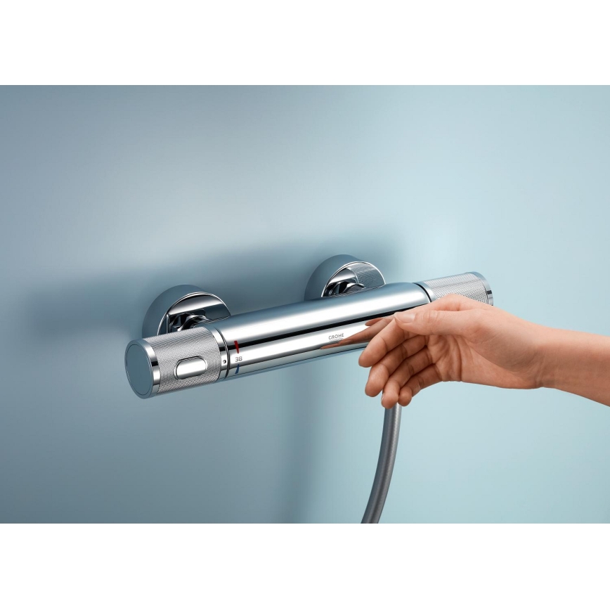 GROHE 34853001 - Sprchová sada s termostatickou baterií PRECISION FEEL+ 90 cm lesklý chrom