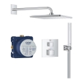 GROHE 34879000 - Podomítkový sprchový systém PRECISION CUBE 310 × 310 mm chrom