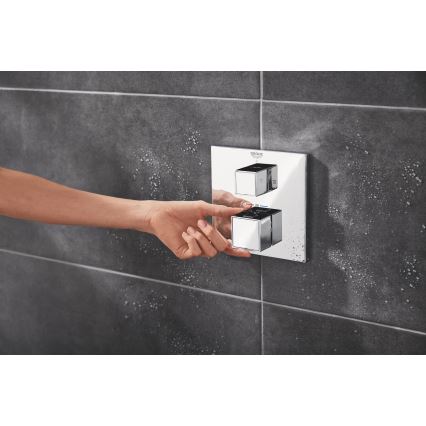 GROHE 34879000 - Podomítkový sprchový systém PRECISION CUBE 310 × 310 mm chrom