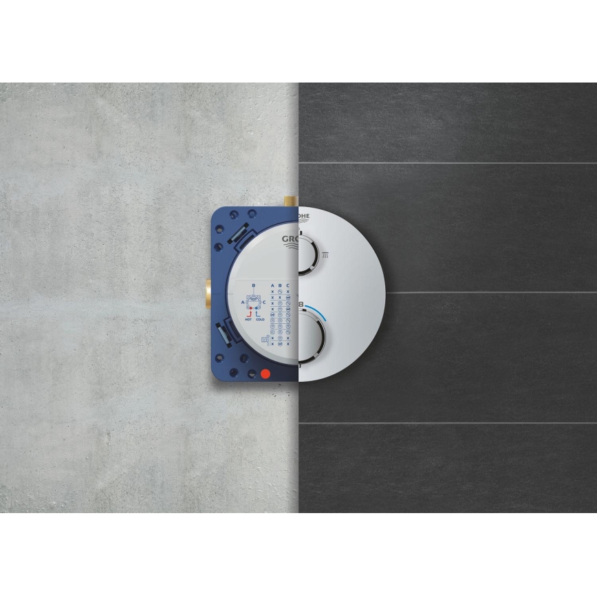 GROHE 34880000 - Sprchová sada s podomítkovou baterií GROHTHERM SMARTCONTROL lesklý chrom
