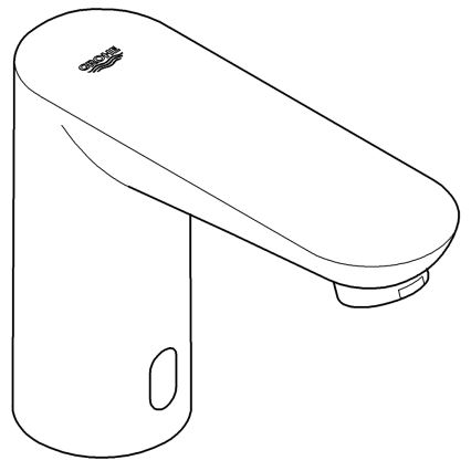GROHE 36269000 - El. umyvadlová baterie EUROECO COSMOPOLITAN E 107 mm chrom