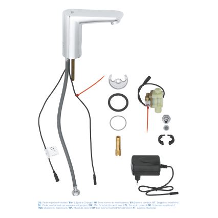 GROHE 36269000 - El. umyvadlová baterie EUROECO COSMOPOLITAN E 107 mm chrom