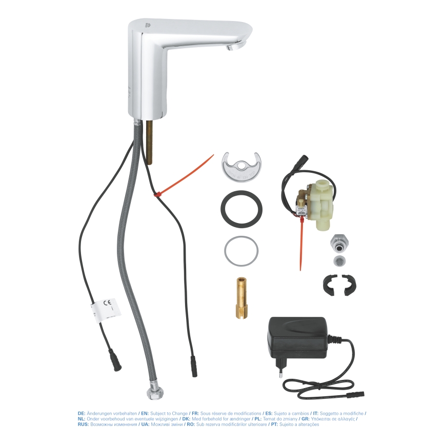 GROHE 36269000 - El. umyvadlová baterie EUROECO COSMOPOLITAN E 107 mm chrom