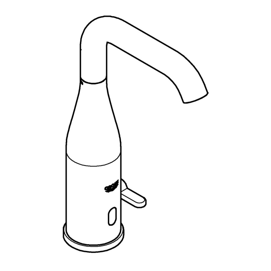 GROHE 36445000 - Infra elektronická umyvadlová baterie ESSENCE E lesklý chrom