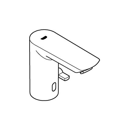 GROHE 36453000 - Infra el. umyvadlová baterie BAU COSMOPOLITAN E 123 mm chrom