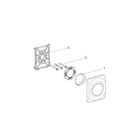 GROHE 37018SH0 - Ovládací tlačítko SURF 116 × 144 mm bílá